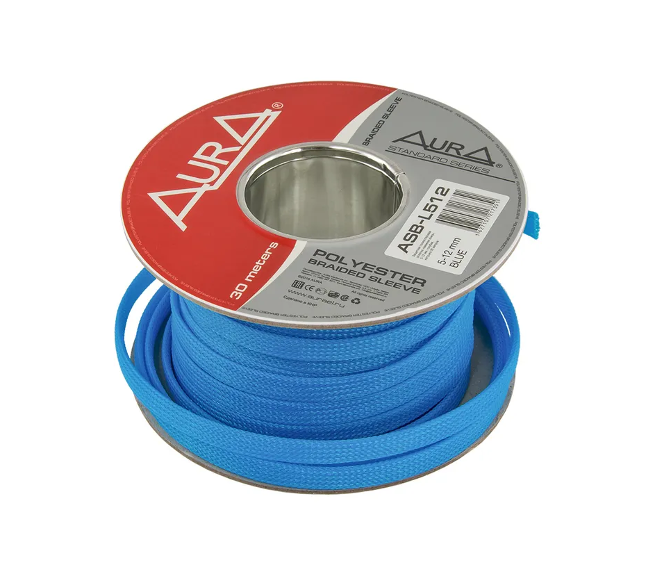 Защитная оплетка Aura ASB-L512 (1б-30м.) голубая - фото